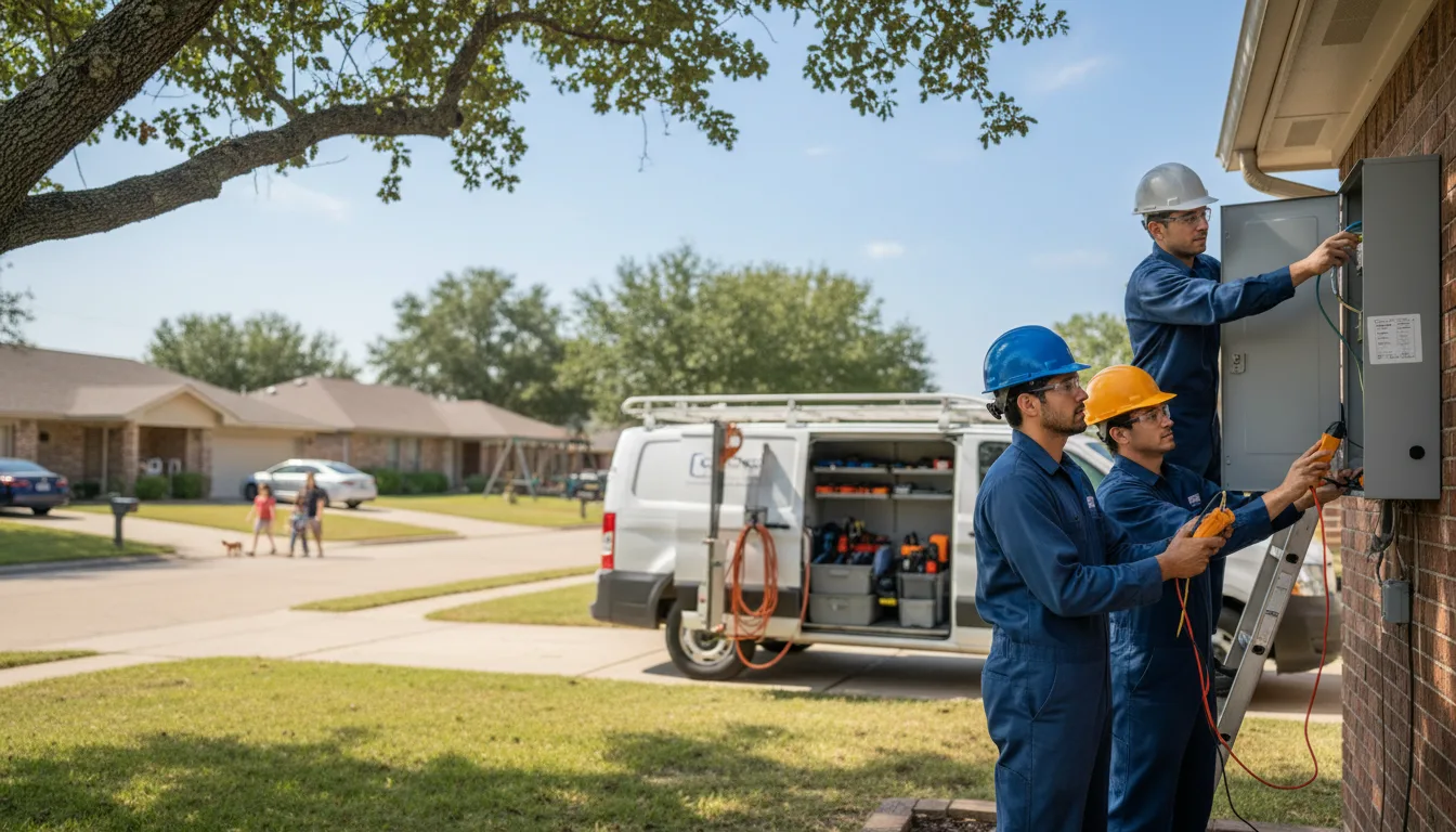 Certified electrician providing emergency electrical services in Julian, NE